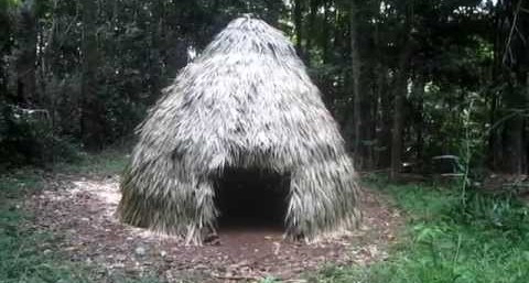Primitive Thatched Dome Hut