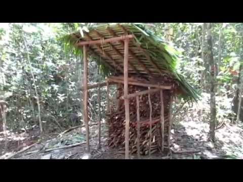 Primitive Wood Shed Construction